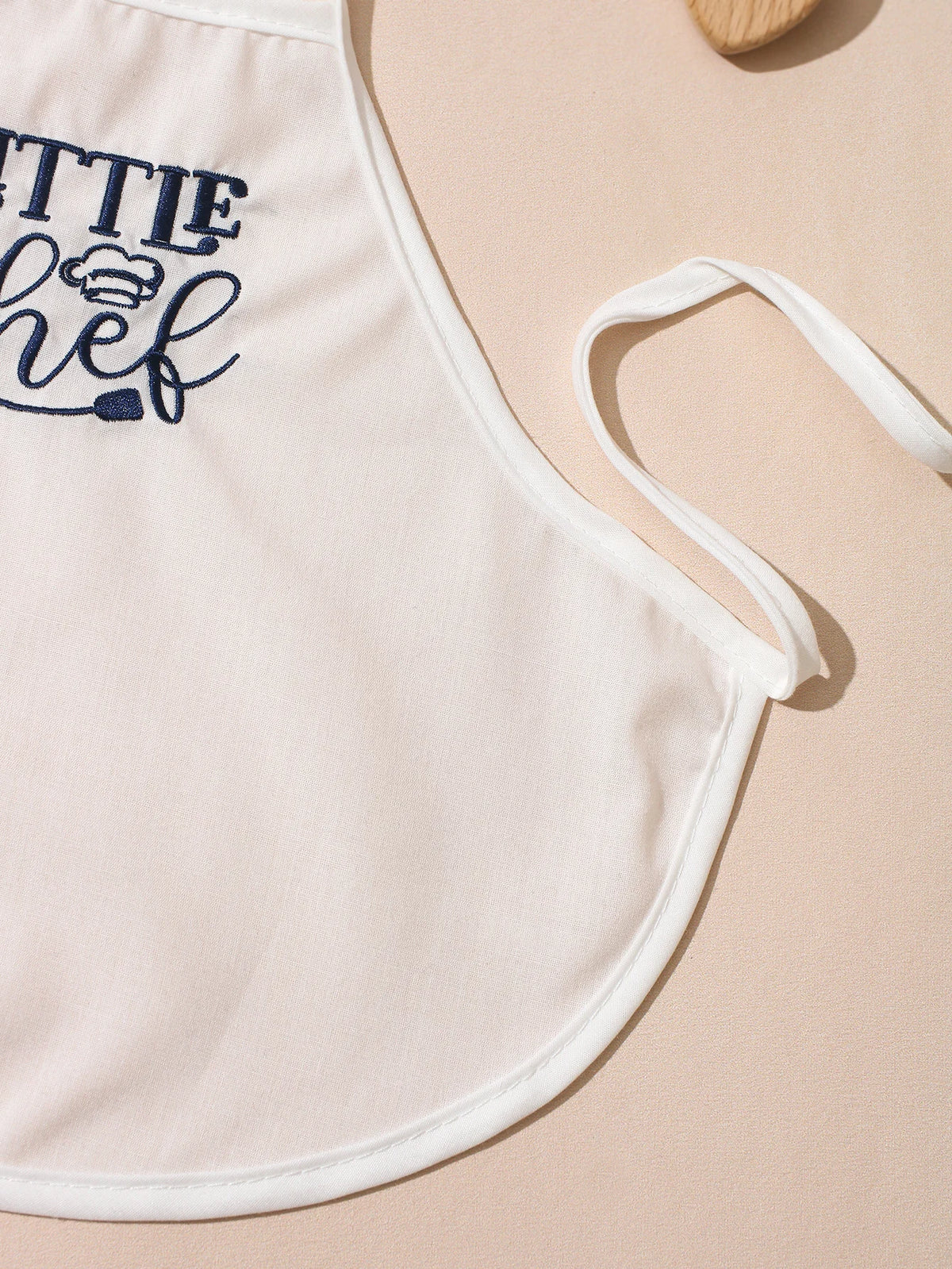 2Pcs Embroidered Apron and Chef Hat