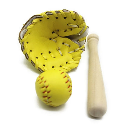 Mini Baseball Bat and Glove Set Props
