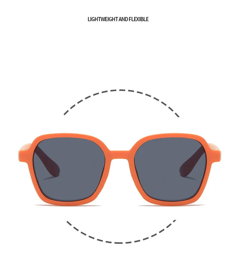 4 Colored Kids Sunglasses Set