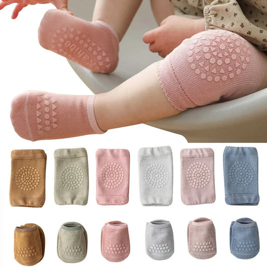 Summer Baby Knee Pads Socks Set for Girls Boys