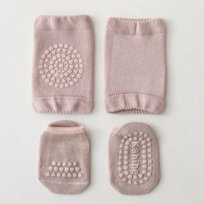 Summer Baby Knee Pads Socks Set for Girls Boys