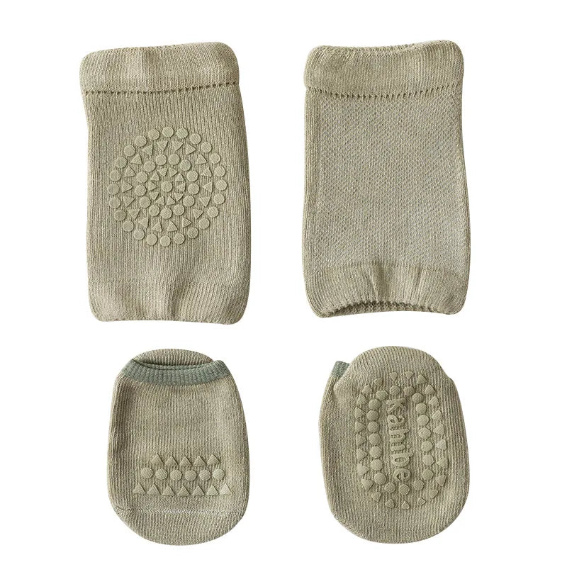 Summer Baby Knee Pads Socks Set for Girls Boys