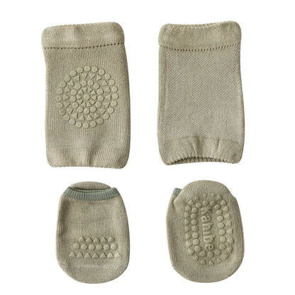 Summer Baby Knee Pads Socks Set for Girls Boys