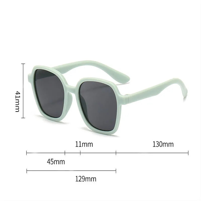 4 Colored Kids Sunglasses Set
