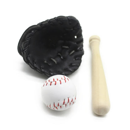 Mini Baseball Bat and Glove Set Props