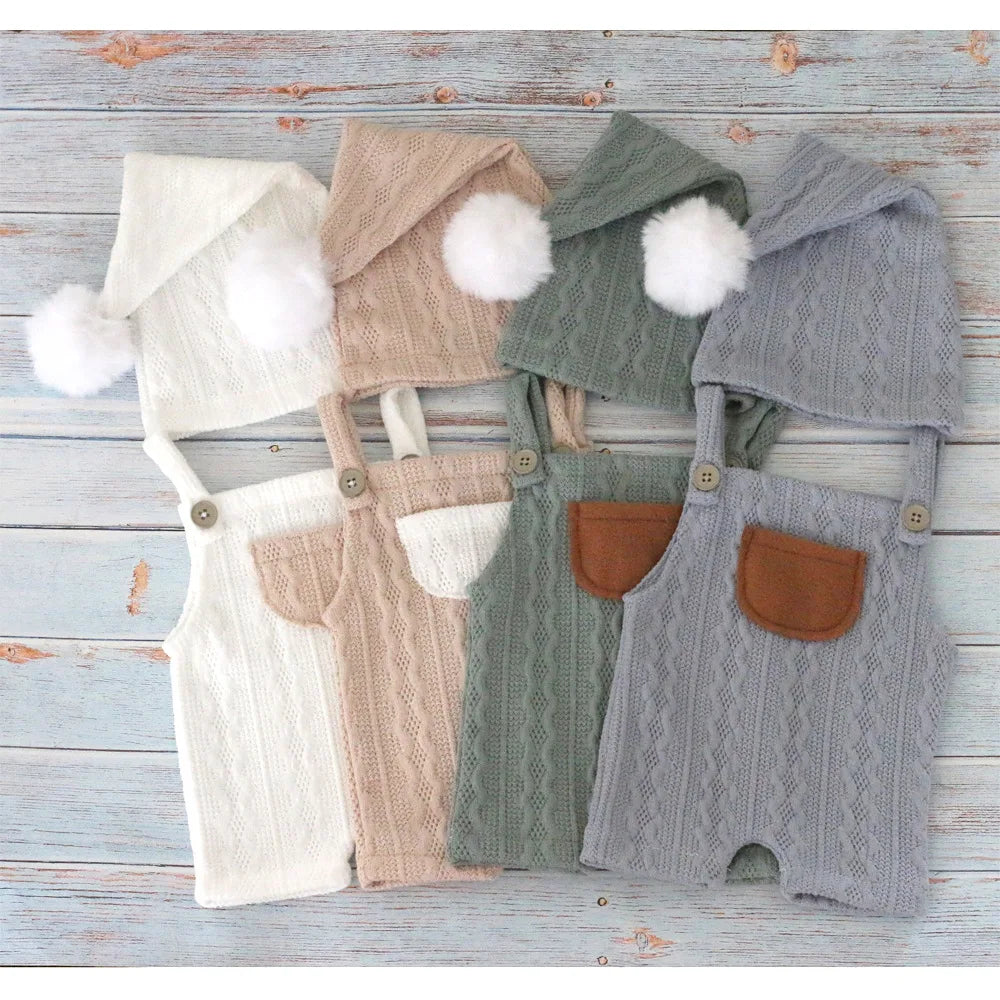 Newborn Photography Hat and Romper